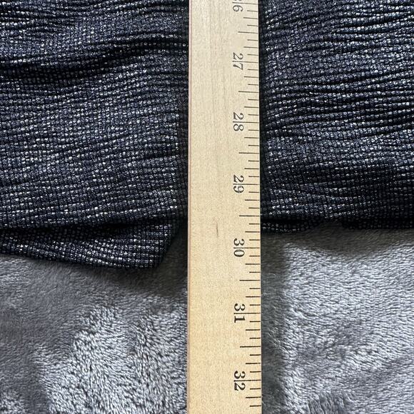 NW Nightway‎ Dress Womens 6 Navy Metallic One Shoulder Cocktail Mini - Picture 8 of 10